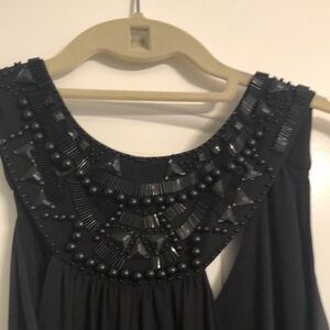 Black knee length dress